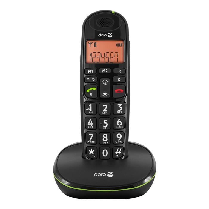 Téléphone Senior Fixe Doro PhoneEasy Sans fil DECT Son amplifié - vue 2