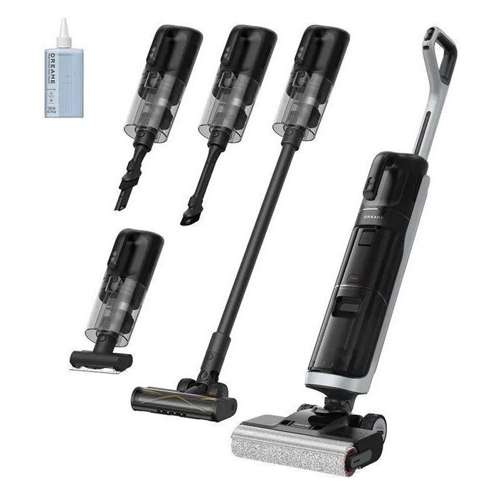 DREAME H14 Dual - Aspirateur Balai Laveur- 18k Pa - Aspirateur eau et poussieres - Fonctionnel multisurfaces 5-en-1 - Dreame