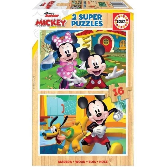 Puzzle Disney Minnie Mickey pour enfant dès 2 ans