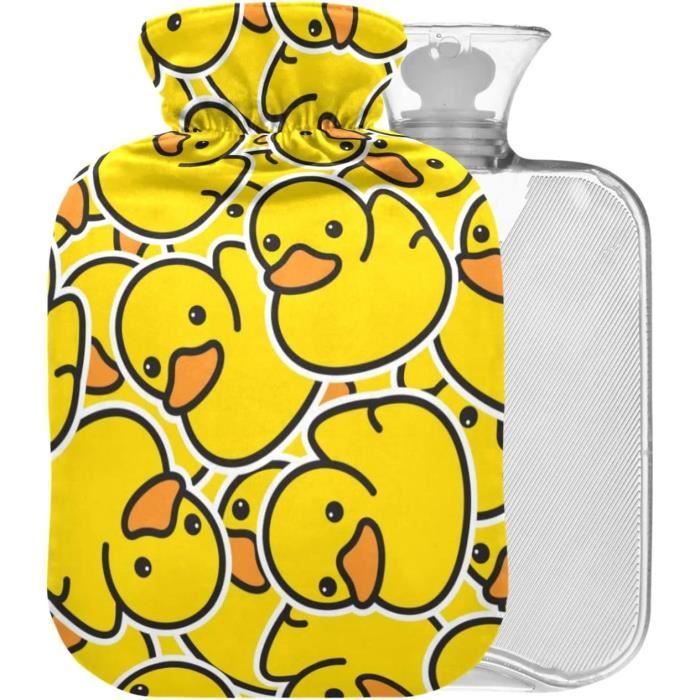 Bouillotte Peluche Eau, Bouillotes Eau Chaude avec Chauffe Mains, Hot Water Bottle Lit Grise Pour Femme, Homme, Enfant, Bouillote - Santé - Mieux vivre