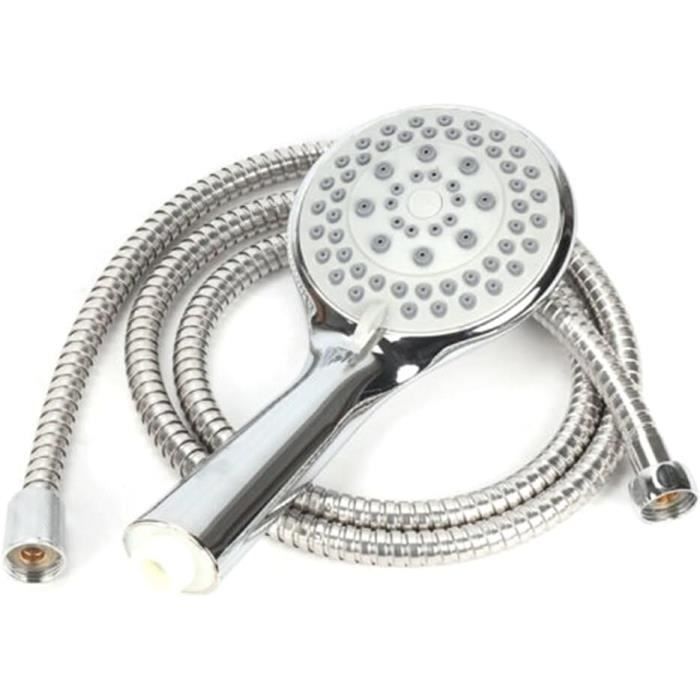 Kit Pomme De Douche Cuivre Camping-car - Tuyau 1,5m + Support