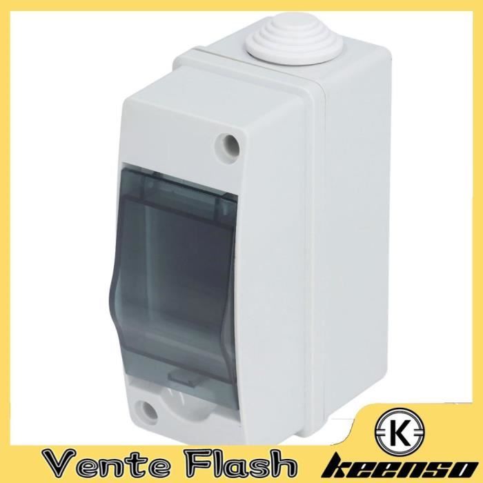 Boîte De Jonction Étanche IP65 100x100x75 Mm – ABS Ignifuge Blanc, Pour Électricité Extérieure, Câblage Sûr