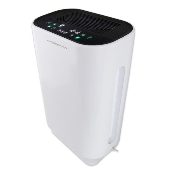 Purificateur dair - Esperanza - EHP003 - Élimine particules fines et allergènes - Blanc