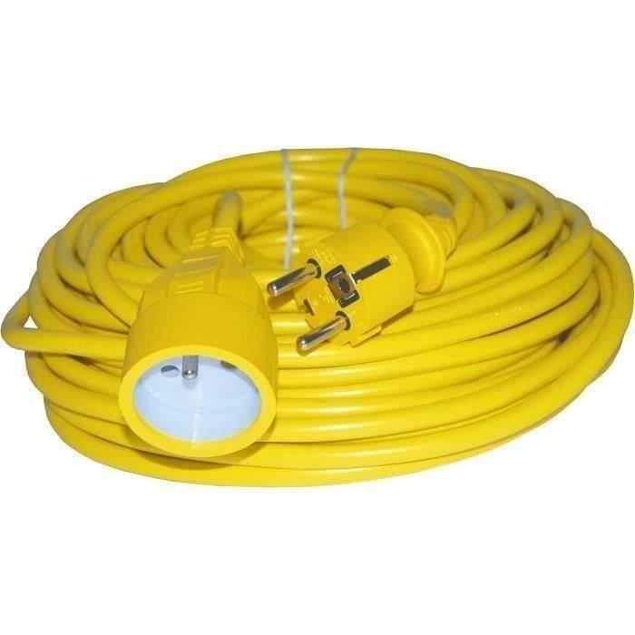 Rallonge électrique PVC - Longueur: 40 m 3 × 1,5mm2