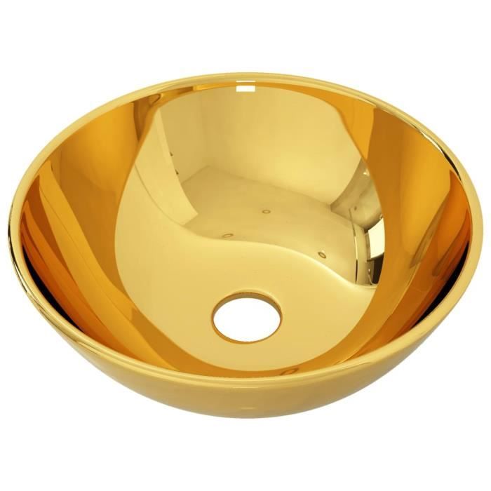 LAVABO CÉRAMIQUE DIAMANT BLANC BRILLANT ECD-GERMANY - 42x13,5 Cm - NEUF POUR SALLE DE BAIN