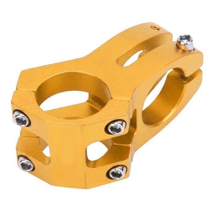 Tige De Guidon De Vélo Courte En Alliage - Diamètre 31.8 Mm - Montage Direct - Noir