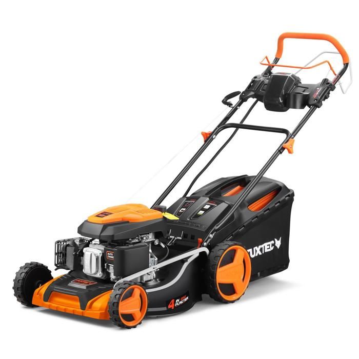 Tondeuse thermique autotractée démarrage électrique 196cm3 51cm - FUXTEC FX-RM5196eS