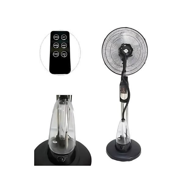 Ventilateur brumisateur - HD4K - GARSACO - 70W - Noir - Télécommande - Hd4K