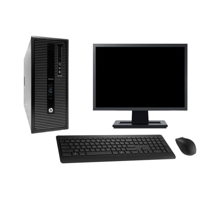 PC Tour HP 800 G1 Ecran 22 Intel i7-4770 RAM 16Go Disque 1To Windows 10 Wifi Reconditionné - Hewlett-Packard reconditionné disponible sur Cdiscount Seconde Vie