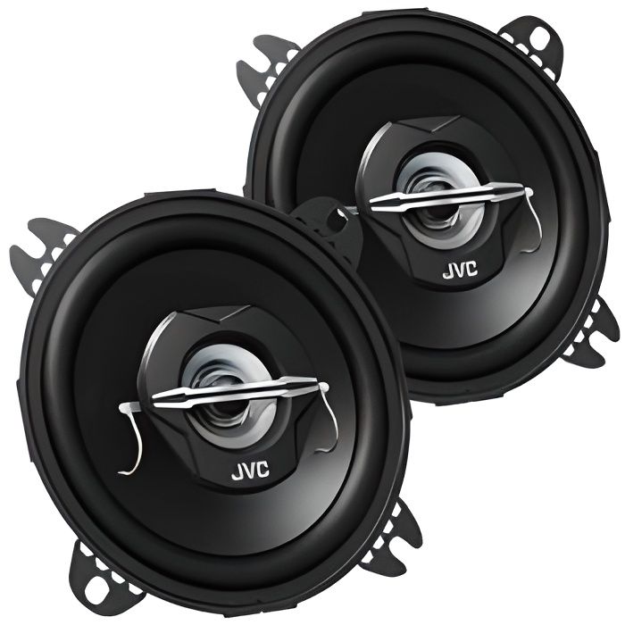 JVC Lautsprecher Set – 2x 16 Cm 3-Wege Koaxial CS-HX639 & 2x 10 Cm 2-Wege Koaxial CS-J420X Mit Abdeckgittern