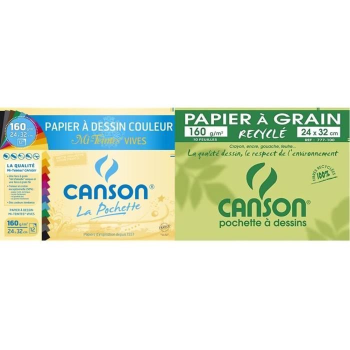 Feuilles de papier Canson Mi-Teintes