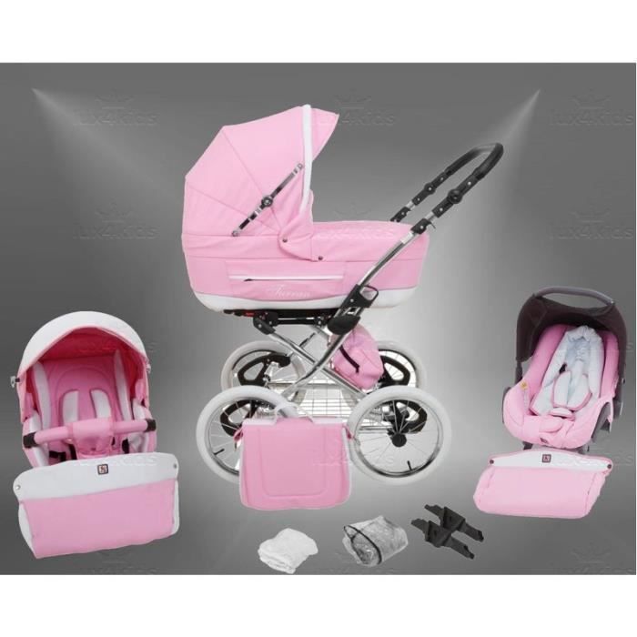 Poussette combine rose Clearance