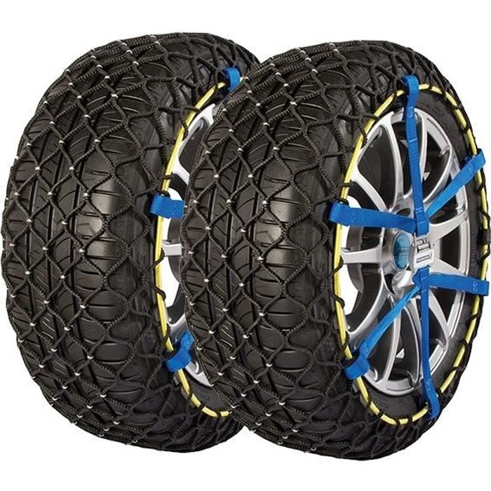 compatibles ABS et ESP 2 pièces certifiées TÜV/GS et ÖNORM Michelin 92306 Chaussettes à neige Easy Grip S11