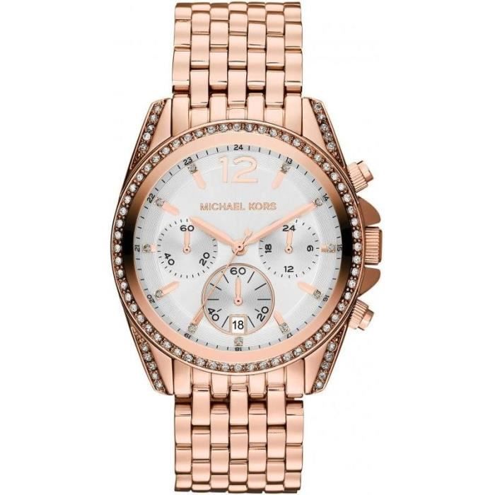MICHAEL KORS Montre -  - Pressley MK5836 - Acier dor&eacute; rose - Bracelet acier - Femme 