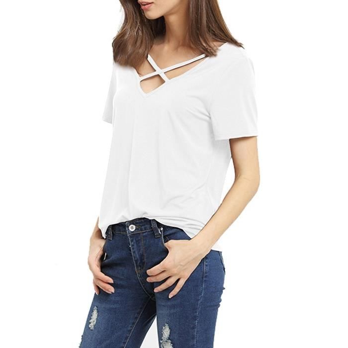 Minetom Ensemble Jogging Femme 2 Pièces Tricoté - Pull Manches Courtes Et Pantalon Décontracté