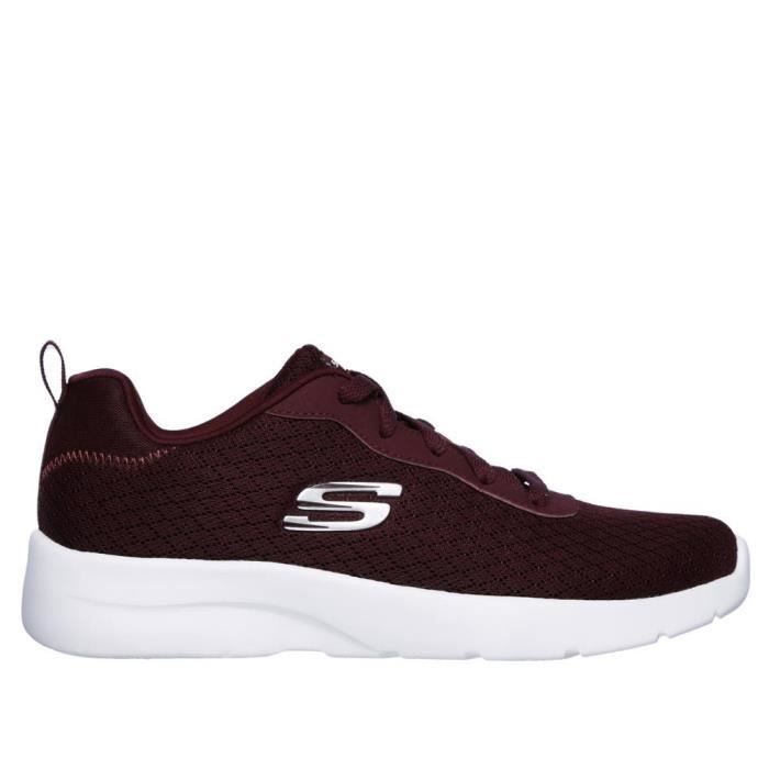 basket skechers femme bordeaux