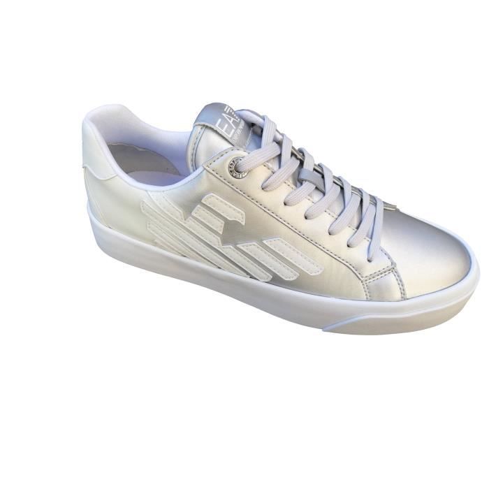 chaussure armani blanche