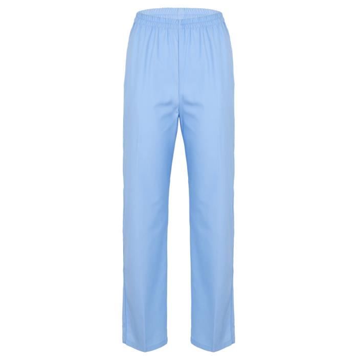 Pantalon Infirmière Femme Pantalon Médical Hopital Pantalon de Travail  Laboratoire Chirurgical Docteur Uniforme Soins Infirmiers Bleu - Cdiscount  Prêt-à-Porter