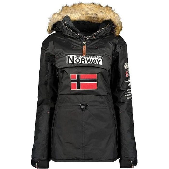 Parka Noir Femme Geographical Norway Bridget Black - Cdiscount Pr??t-?�-Porter