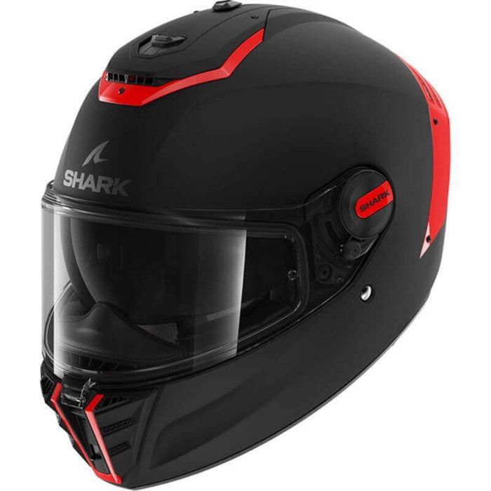 Casque moto cross Shark SPartan rs blank SP - noir/orange/noir - S