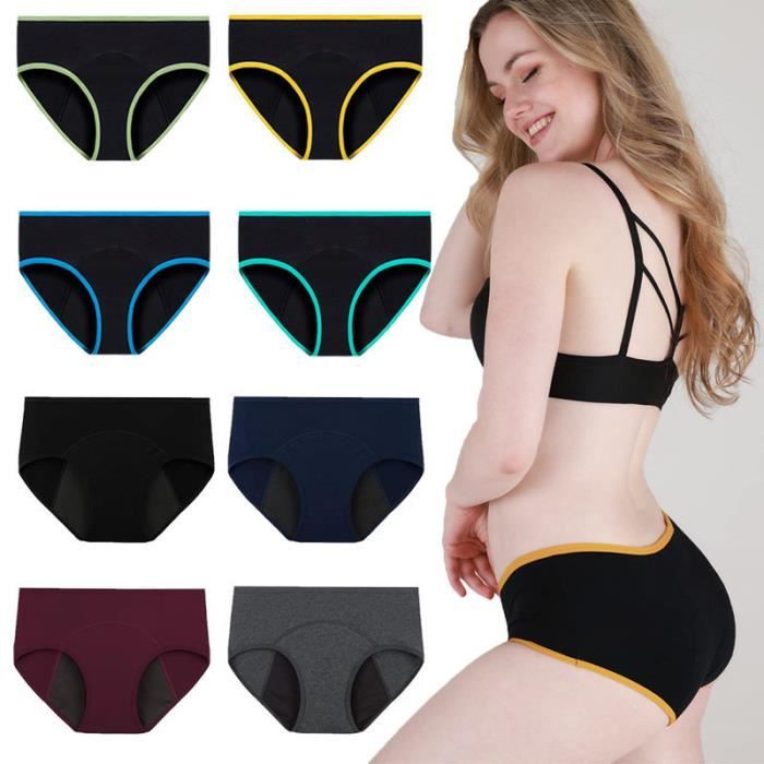Culotte Slip PVC Transparent Bleu Réutilisable - Taille XL - Femme Adulte - Neuf En Emballage