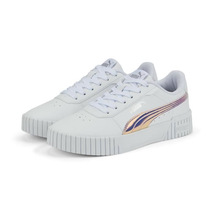 Puma Baskets fille Puma Carina 2.0 Holo - blanc/argent