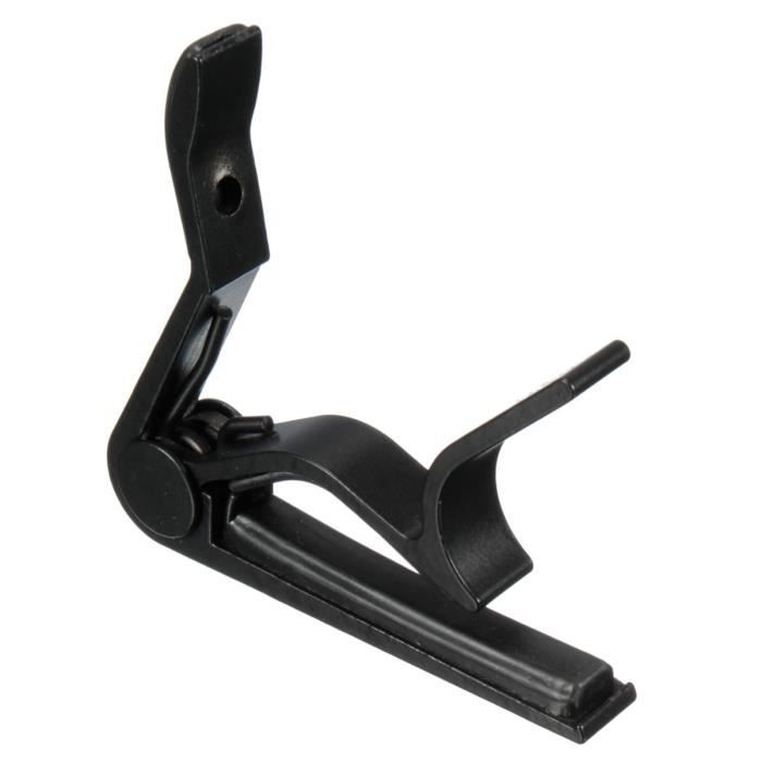 Capodastre Pour Guitare à Changement Rapide - Pince De Déclenchement Pour Guitare Acoustique, Ukulélé, Guitare électrique Blanc