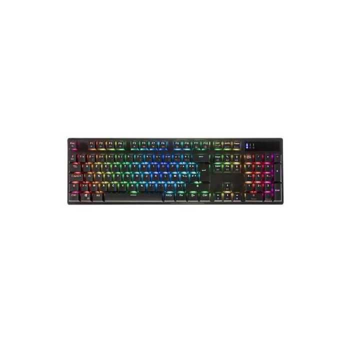 Clavier Mécanique Filaire Onlan CA-240 – AZERTY, Switchs Rouges, Rétroéclairage RGB - vue 3