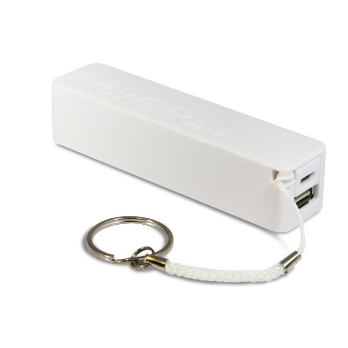 Batterie de Secours Externe Blanc 2600 mAh pour SFR Startrail 5
