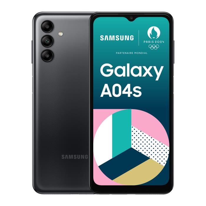 SAMSUNG Galaxy A04S 32Go 4G Noir - Cdiscount Téléphonie