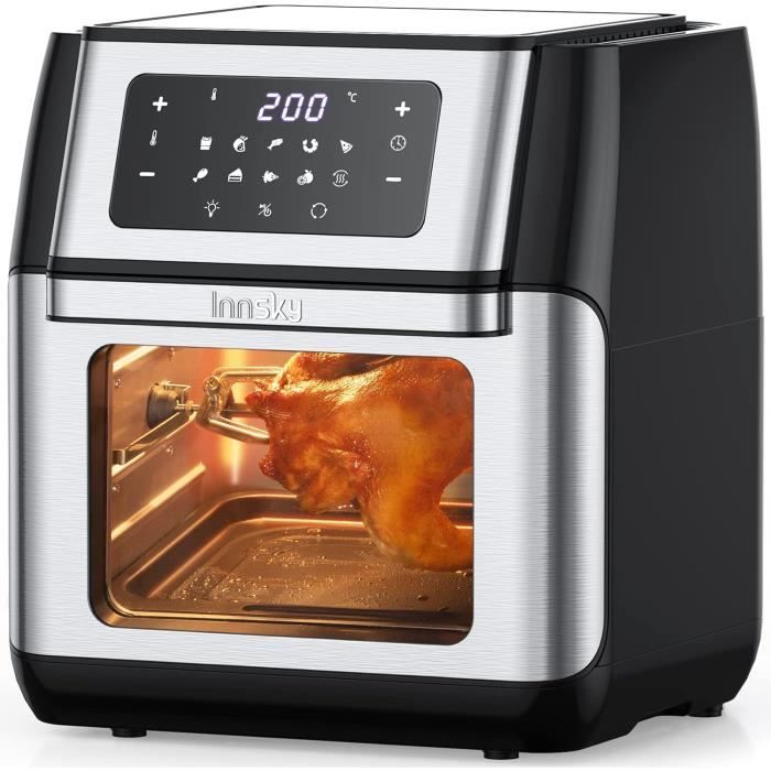 COSORI Friteuse Zonder Olie, 4,7 L, XL Met 100 Recepten, Air Fryer 1500 W Heteluchtfriteuse Met 9 Programmas Ook Voor Het Koken Braden Braden En Grillen Van Al Je Levensmiddelen Grijs Caf L501