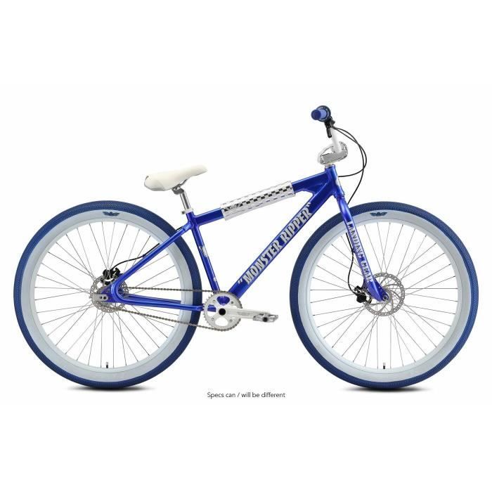 Vélo SE Bikes Monster ripper 29+ 2022 - bleu/blanc - TU - VTT - Freins à disque - 1 vitesse