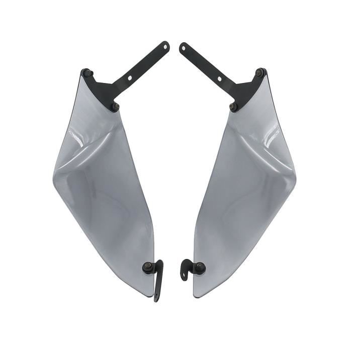 Zhaomystic Déflecteur Vent Latéral Pour BMW R1200GS / R1250GS - Noir - Protection Contre Le Vent Et La Pluie
