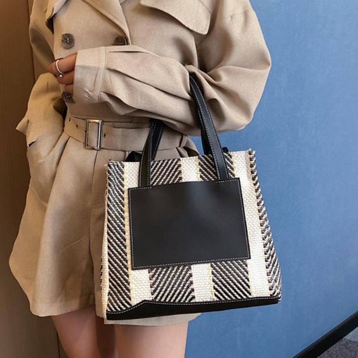 Sac à Bandoulière Femme Rembourré élégant - Nylon, Dimensions 39x30x12 Cm - Polyvalent Pour Sorties, Shopping, Travail