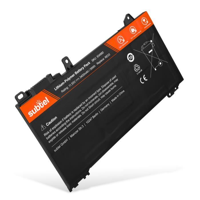 Batterie OEM RE03XL pour HP ProBook 430 440 445 450 Maroc