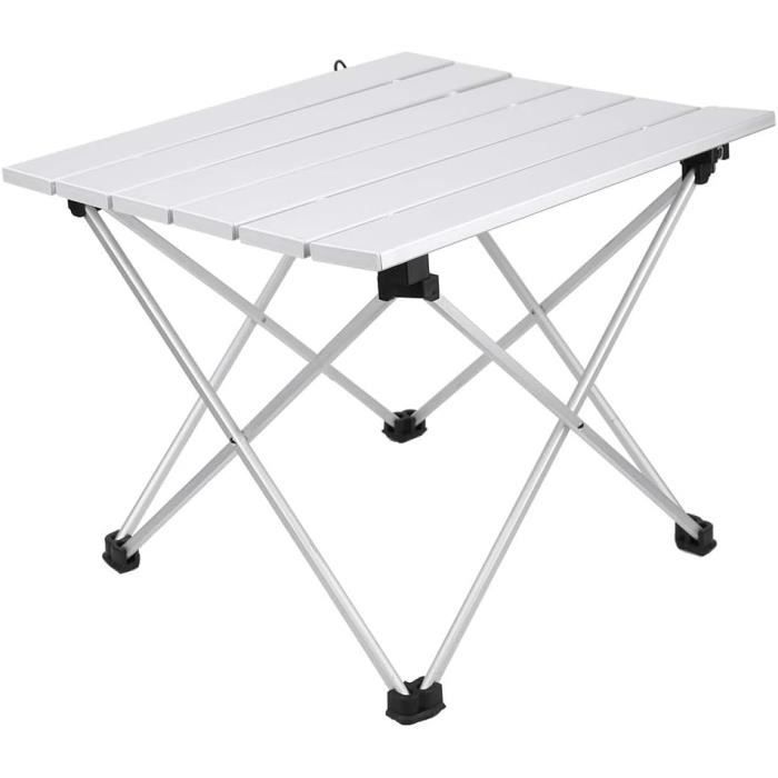 1 pièce Petit Alliage D'Aluminium Table Pliable , Camping En Plein