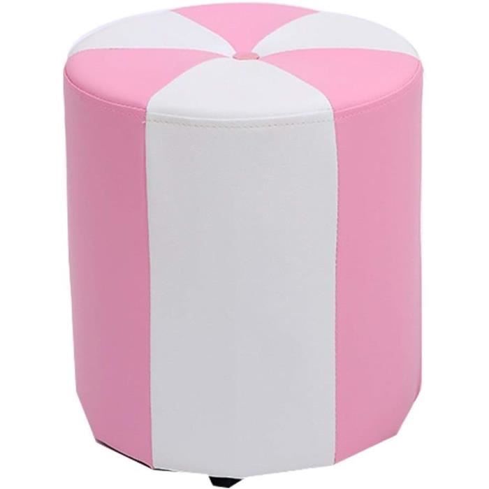 Tabouret Ottoman LINMAGCO - Rangement Pliable Tissu Lin - Repose-pieds Sous Bureau Gris Foncé