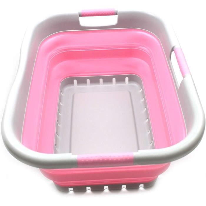 Panier à Linge Avec Roulettes, Panier à Linge Pliable En Plastique Pour Chambre à Coucher, Tri à Linge étroit Et Fin Avec Poignée, Rangement De