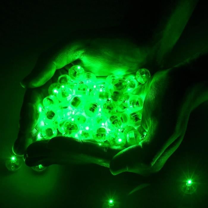 Led Mini Ballon Rond Lumières, 100 Pcs Mini Led Ballon, Mini Lanterne