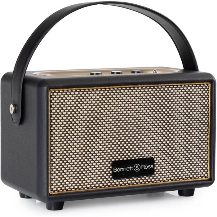 Bennett & Ross BB-860A BK Blackmore altoparlante bluetooth retrò in