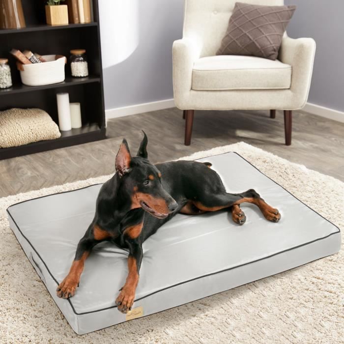 Comparer les prix de Panier pour Chien XXL Dehoussable Lit pour Chien Orthopedique Lavable Coussin Chien Grande Taille Imperméable 120x90x10cm