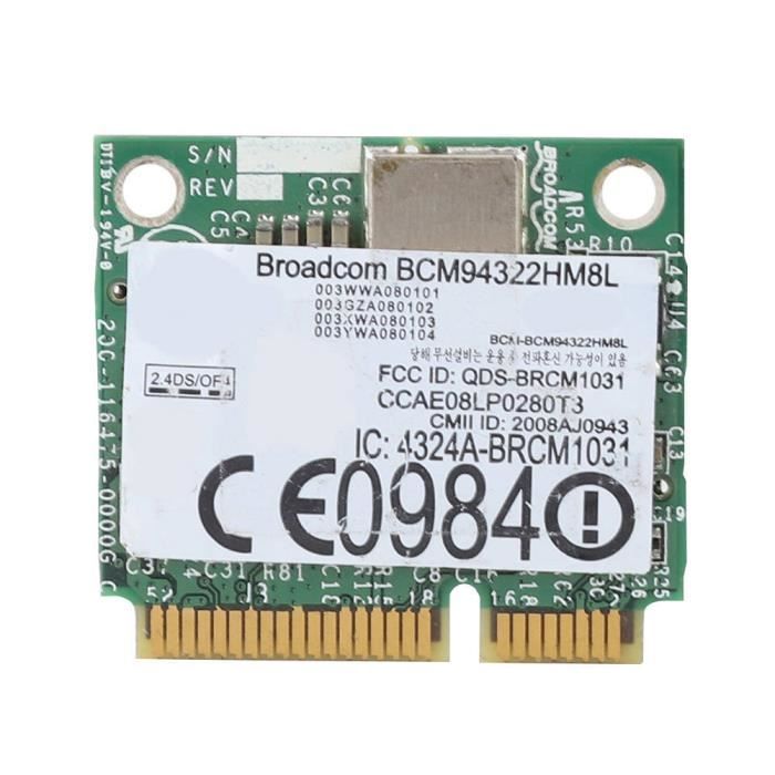 URB Carte Réseau Mini PCI-E Carte Réseau Sans Fil Pour Ordinateur HP 150Mbps 802.11B / G / N
