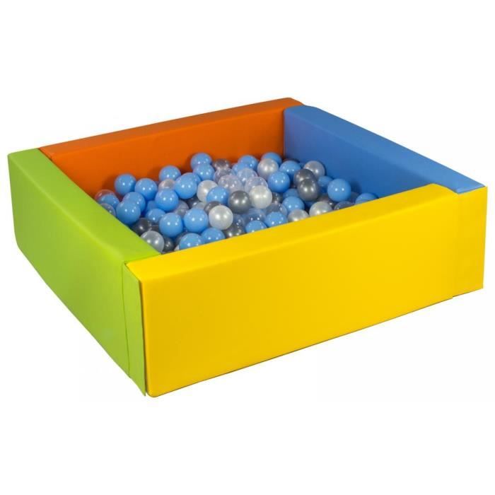 Velinda Piscine à balles avec 300 balles, bleu/argent/perle au meilleur prix sur Velinda Piscine à balles avec 300 balles, bleu/argent/perle au meilleur prix sur