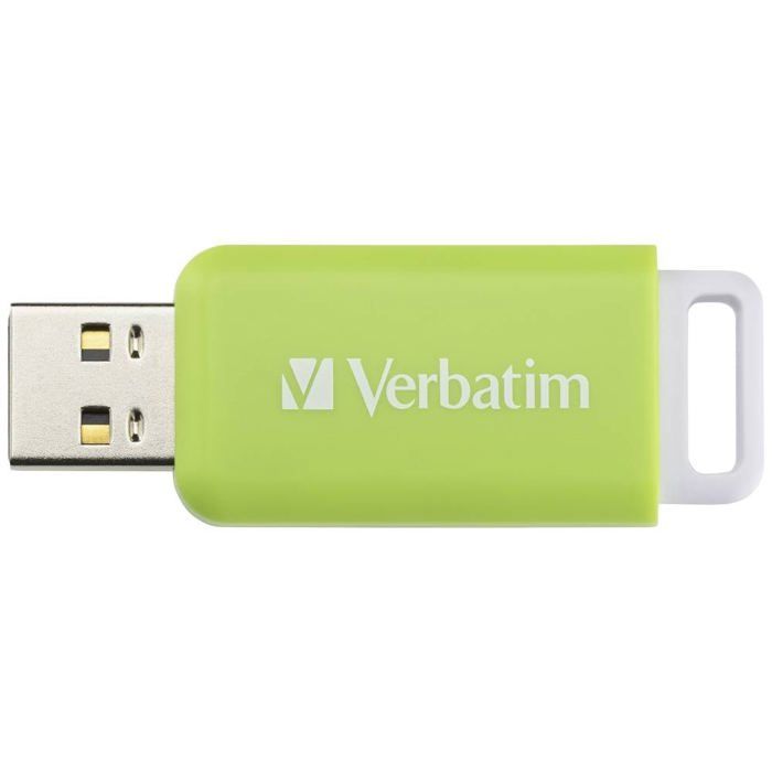 Verbatim V DataBar USB 2.0 Drive Clé USB 32 GB vert 49454 USB 2.0