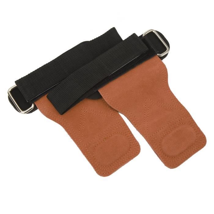 Gant Musculation Homme Poignées D'haltérophilie Flintronic - Gants De Gym Sans Doigts En Silicone Antidérapant - Protection Paume Pour Tractions Et Muscu Grip Musculation