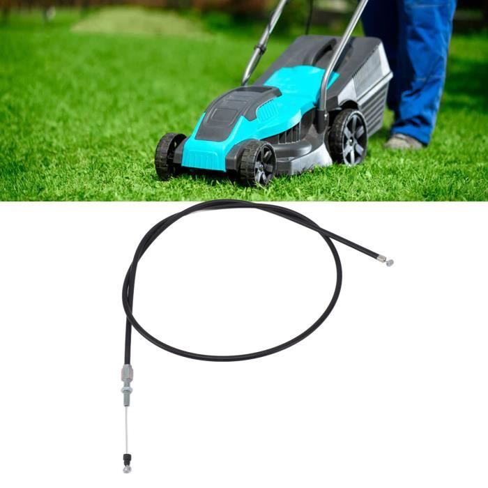 KSTE Câble Tondeuse Avec Levier Et Commutateur - Câble Accélérateur 140cm Pour Tondeuse à Gazon