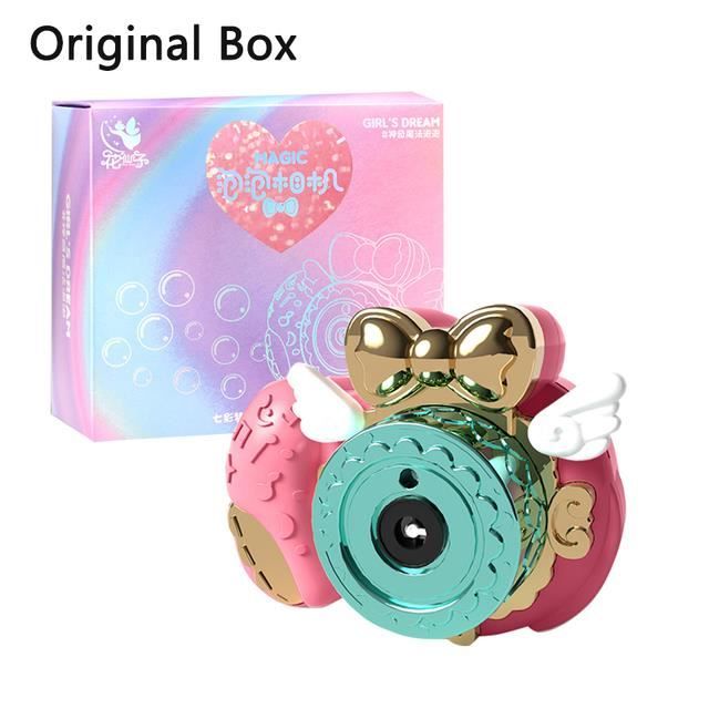 Sitodier Machine à Bulles Princesse – Ailes Amovibles, Lumière Musicale – 1000+ Bulles/minute – Pour Filles Et Garçons