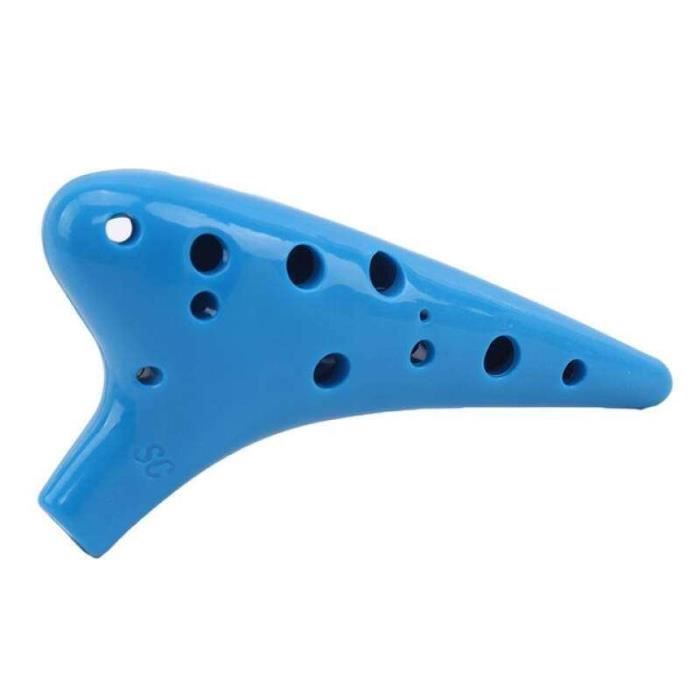 Rm04613OCARINA.Résine Ocarina à 12 trous en plastique,Alto C réglage