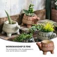 1pc Bonsai Conteneur Dessin animé Pot de jardin Succulent Panneau de moule a gateau - moule de patisserie ustensiles patisserie-1