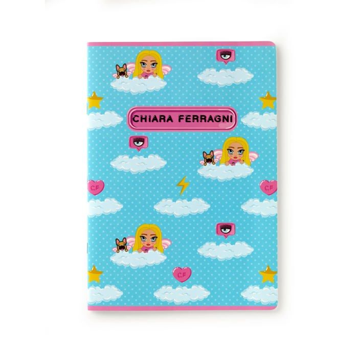 Pigna, Maxi Notebook Animal, A4 21x29,7 cm, 80 pages + page de garde, papier 80 g/m², intérieur 1F, carré de 1 cm avec marge, Couvertures assorties